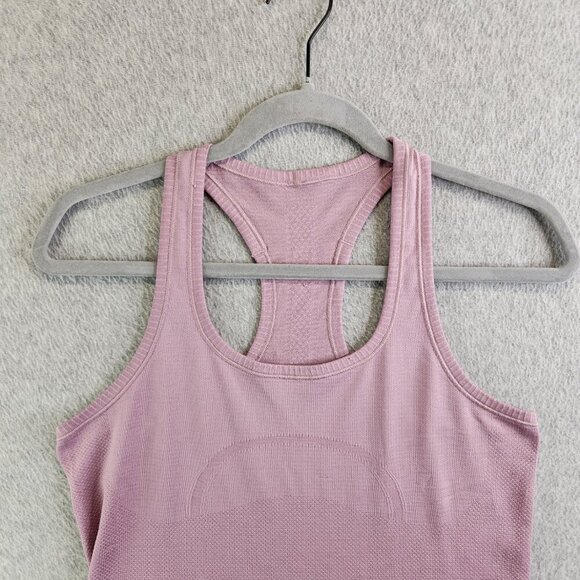 Lululemon Tank Top Womens 8 Pink Swiftly Tech Racerback Workout Running Training - Picture 2 of 12